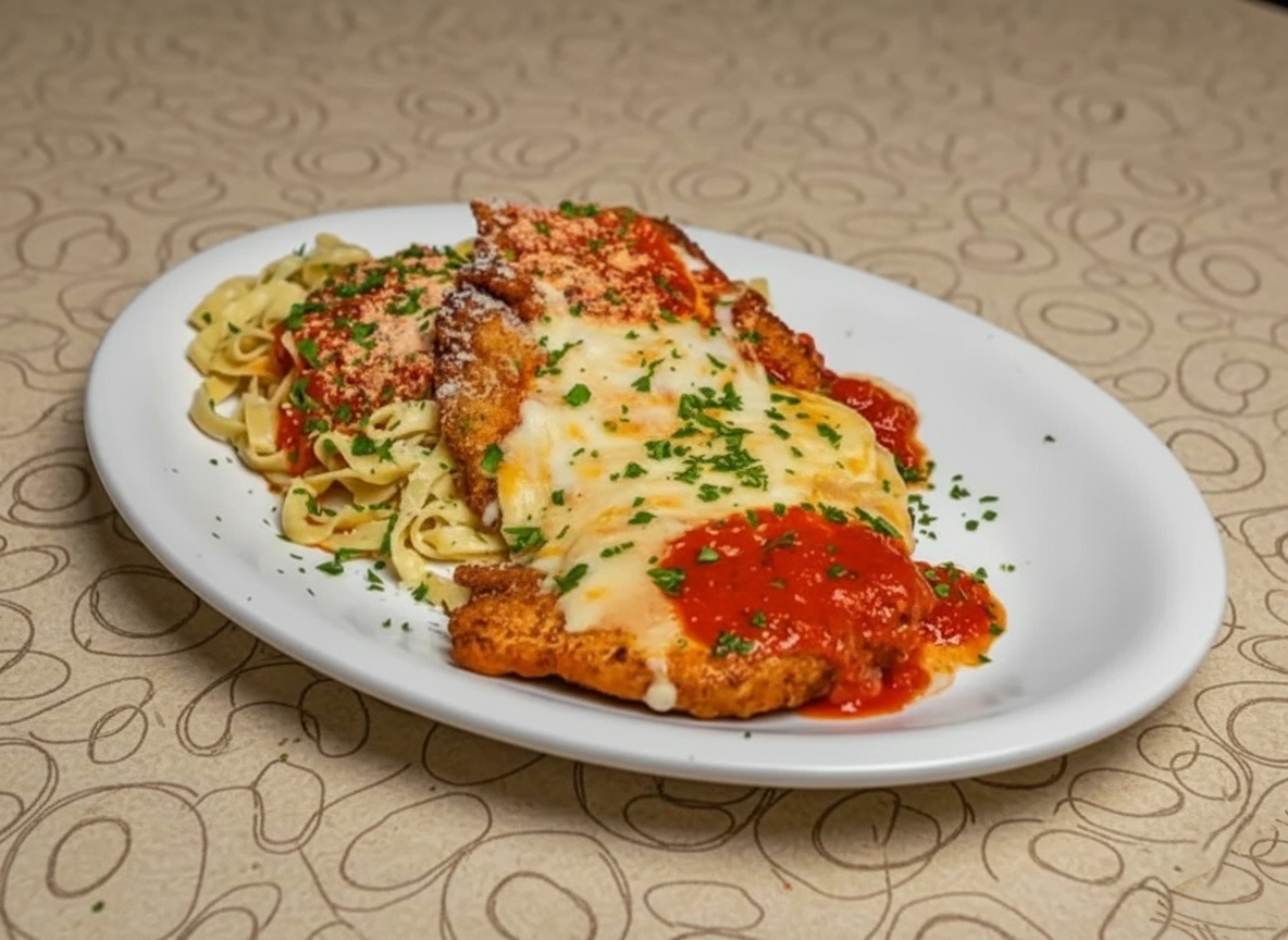 Chicken Parmesan before